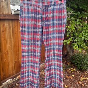 Levi's Vintage Panatela Men's Plaid Pants in Red and Blue